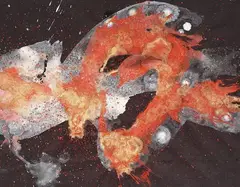 César Manrique, Ohne Titel, 1986, Gouache