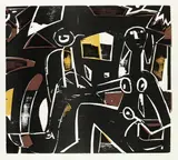 Herbst by HAP Grieshaber, 1964, Farbholzschnitt auf Bütten, sold Oct 2009
