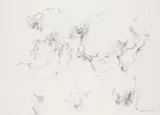 Bernard Schultze, Ohne Titel 9/21/58, 1958, Pencil drawing
