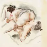 George Grosz, Erotische Szene