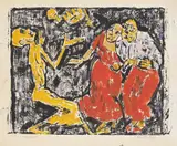Tod als Jongleur by Christian Rohlfs, 1918, Gouache, sold Oct 2009