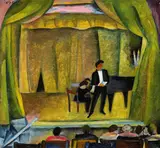 Lilja Busse, Im Konzert, 1921, Oil on canvas