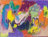 Adolf Hölzel, Farbkomposition (Anbetung), 1930, Pastel