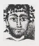 Pablo Picasso, Tête de Faune, 1958, Etching and aquatint