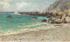 Augusto Lovatti, Capri, 1900, Oil on canvas