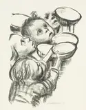 Deutschlands Kinder hungern! by Käthe Kollwitz, 1923, Lithografie auf Zerkall-Bütten, sold Oct 2009