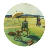 Wilhelm Trübner, Die Staffelei des Künstlers, 1892, Oil on panel