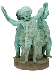 Otto Lang, Tanzende Putti, 1911, Bronze