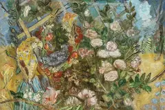 Gärtnerin by Charles Crodel, 1943, Oil on canvas, sold Oct 2009