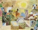 Stadt auf Ischia by Eduard Bargheer, 1954, Watercolor, sold Oct 2009