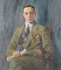 Josef Mataré, Carl Schmitz, 1920, Oil on canvas