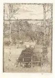 Heinrich Vogeler, Im Mai, 1897, Etching