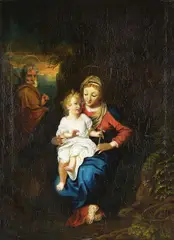 Louis Castelli, Die Heilige Familie, 1830, Oil on canvas