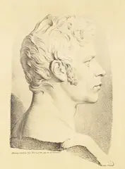 Bildnis Karl Friedrich Schinkel by Ludwig Buchhorn, Lithograph, sold Oct 2009
