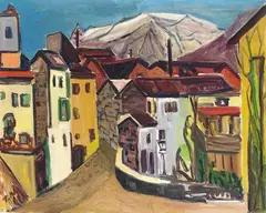 Thomas Niederreuther, Tessin, 1963, Oil on canvas