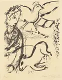 Marc Chagall, Aus: Die Bibel, 1956, Lithograph