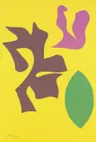 Jean Arp, Aus: Documenta Geigy, 1965, Woodcut in colors