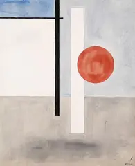 Erich Röhle, Geometrische Komposition, 1930, Watercolor