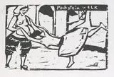 Tanz by Ernst Ludwig Kirchner, 1910, Woodcut, sold Oct 2009
