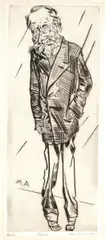 Max Ackermann, Kunde, 1920, Etching