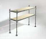 Diego Giacometti, Console à plateaux, modèle aux grenouilles