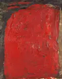 Ohne Titel (Rot) by Emil Schumacher, 1961, Oil on canvas, sold Jun 2009