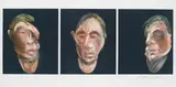 Three Studies for Self Portrait by Francis Bacon, 1983, Lithograph in colours, sold Jun 2009
