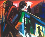 Helmut Middendorf, City Feeling, 1982, Acrylic on canvas