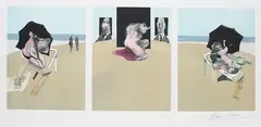 Metropolitan Triptych by Francis Bacon, 1974, Etching and aquatint, sold Jun 2009