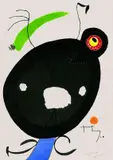 Joan Miró, Aus: Quatre colors aparien el món.., 1975, Etching and aquatint in colours