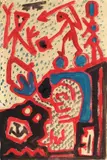 A. R. Penck, Figürliche Komposition, 1980, Gouache