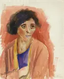 Zigeunerin by Otto Dix, 1926, Watercolour, sold Jun 2009