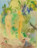 Zwei Frauen by Erich Heckel, 1922, Watercolour, sold Jun 2009