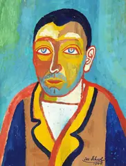Josef Scharl, Männerbildnis, 1949, Tempera
