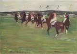 Otto Dill, Rennbahnszene