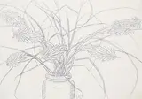 Tritomenblüten in Vase by Christian Rohlfs, 1931, Drawing, sold Jun 2009