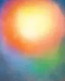Rotraut, Sonnenlicht, 1963, Acrylic on canvas