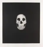 Skull II by Damien Hirst, 2007, Etching and aquatint, sold Apr 2009