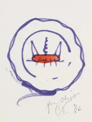 Claes Oldenburg, Knife-Ship, 1986, Mixed media