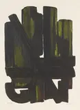 Ohne Titel by Pierre Soulages, 1957, Etching and aquatint in colours, sold Apr 2009