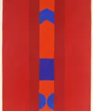 STO I by Georg Karl Pfahler, 1963, Acrylic on canvas, sold Apr 2009