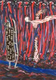 Peter Bömmels, Eine Hölle gleicht der anderen, 1982, Acrylic on canvas