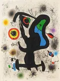 Unesco by Joan Miró, 1971, Lithograph in colours, sold Apr 2009