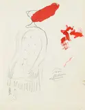 Salvador Dalí, Figure avec Rouge