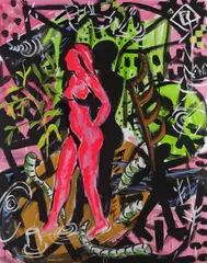 Stefan Szczesny, Schatten der Liebe, 1982, Acrylic on canvas