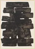 Eau-forte XIII by Pierre Soulages, 1957, Etching, sold Apr 2009