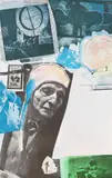 Robert Rauschenberg, Hommage à Frederick Kiesler, 1966, Offset lithograph in colours