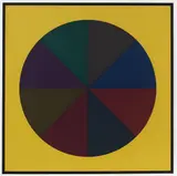 Sol LeWitt, A circle divided into eight equal parts, with colors superimposed in each part, 1988, Silkscreen in colours
