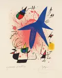 Aus: Joan Miró Lithographe I by Joan Miró, 1972, Lithograph in colours, sold Apr 2009