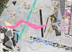 Stefan Szczesny, Cosmopolitan No. 66, 1980, Acrylic on canvas